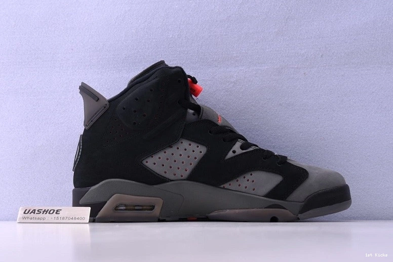 Grey PSG Infrared 6 Jordan Iron CK1229-001 0518